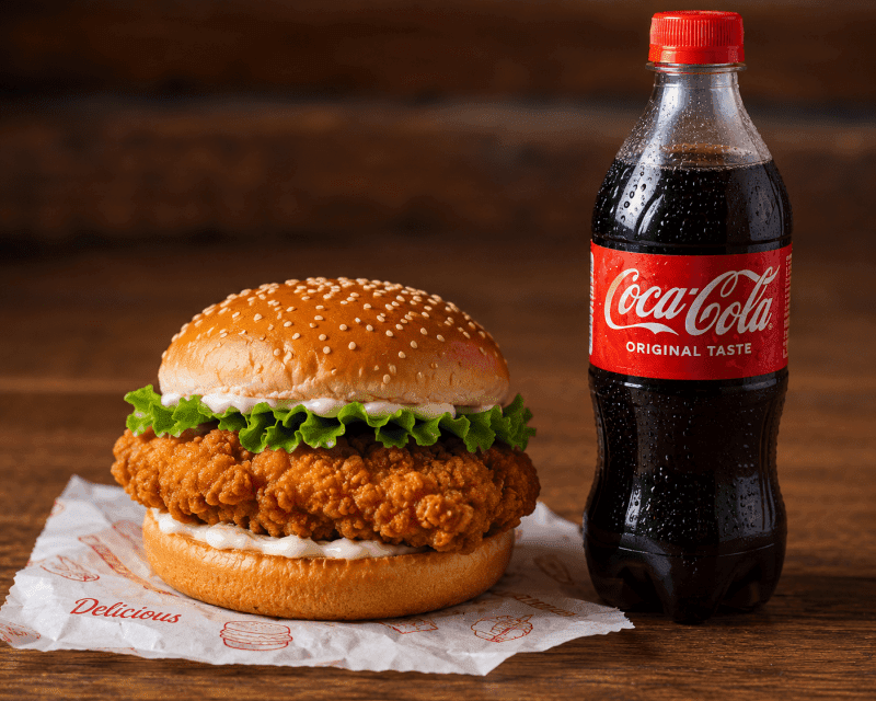 Chicken Burger + Soda